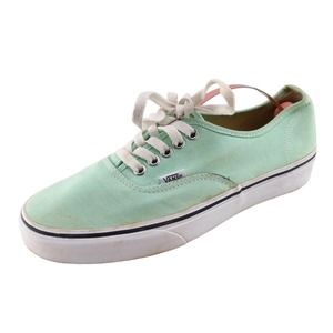 VANS Women Size‎ 8.5 M Blue Skateboarding Fabric Tc9r